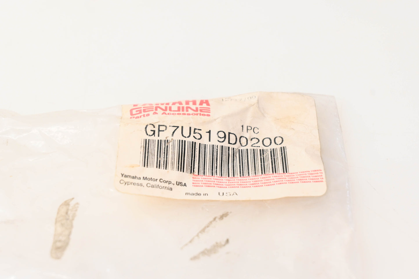 New OEM Yamaha GP7-U519D-02-00 Packing Case NOS