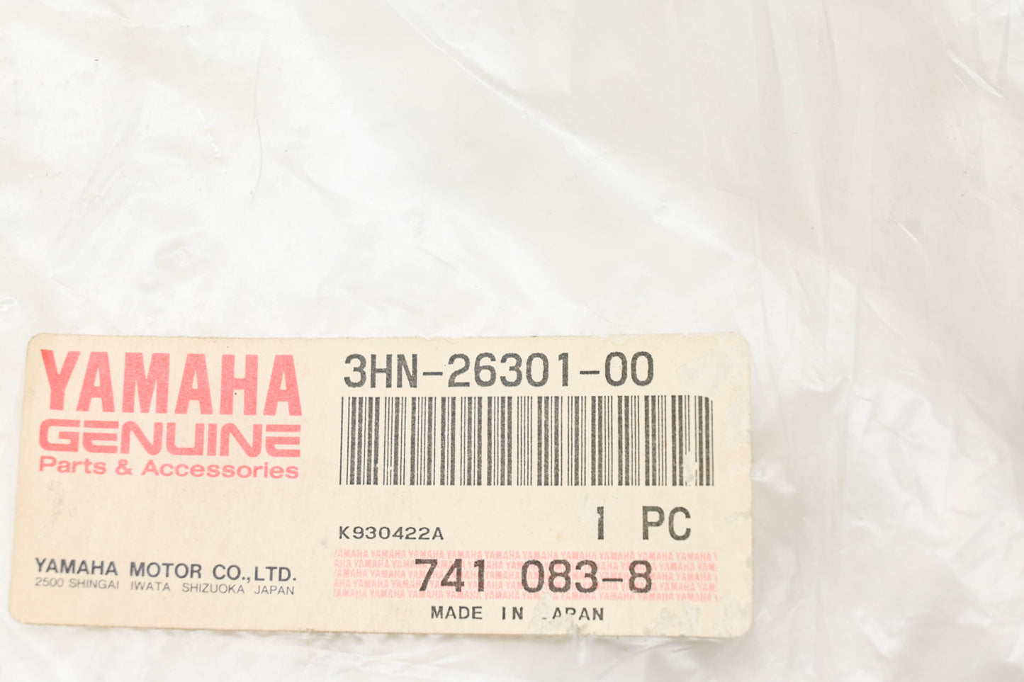 New OEM Yamaha 3HN-26301-00-00 Throttle Cable Assembly NOS