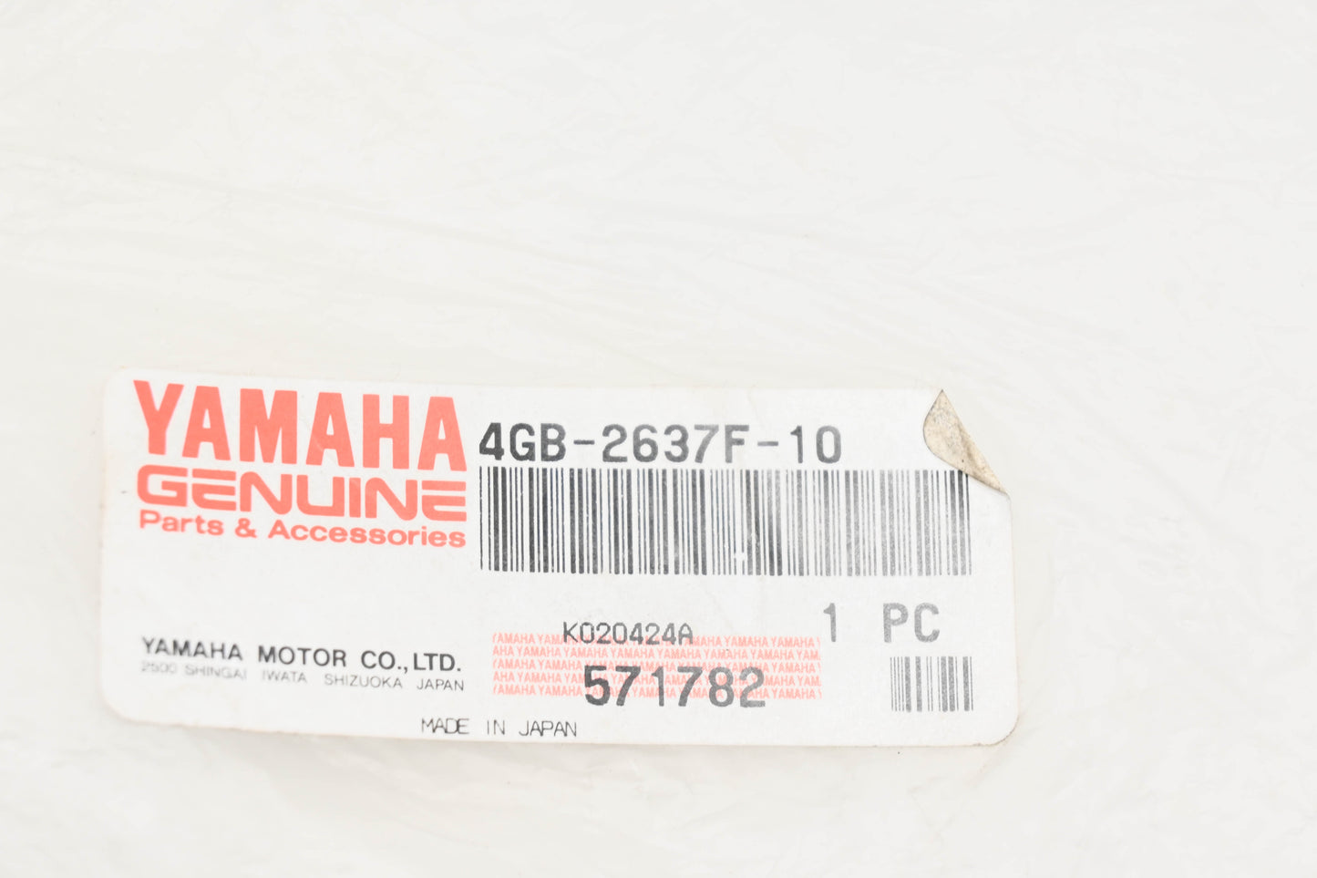 New OEM Yamaha 4GB-2637F-10-00 Control Cable NOS