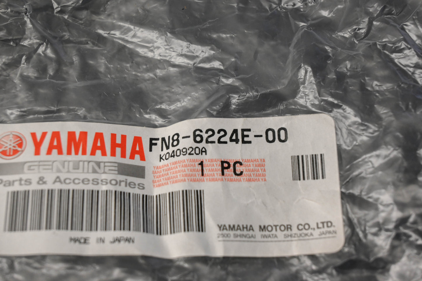 New OEM Yamaha FN8-6224E-00-00 Drain Body NOS