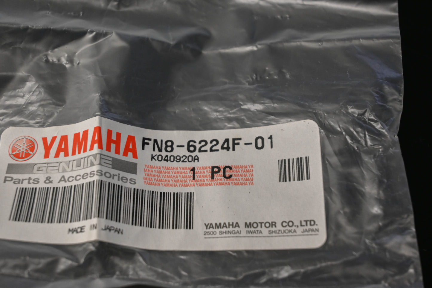 New OEM Yamaha FN8-6224F-01-00 Drain Body NOS