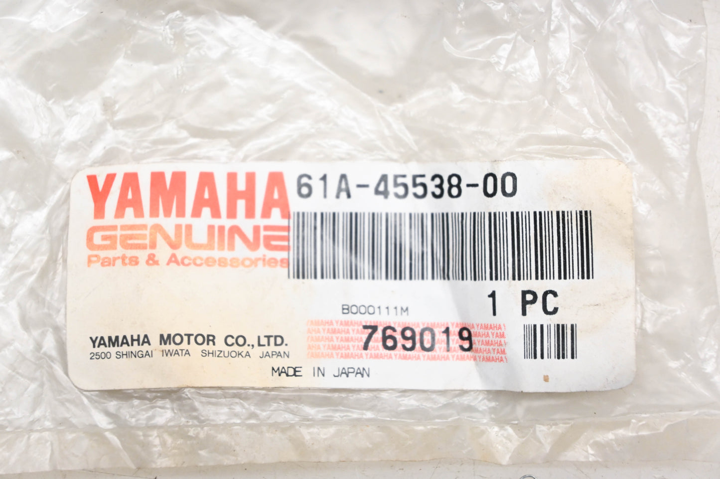 New OEM Yamaha 61A-45538-00-00 Spacer NOS
