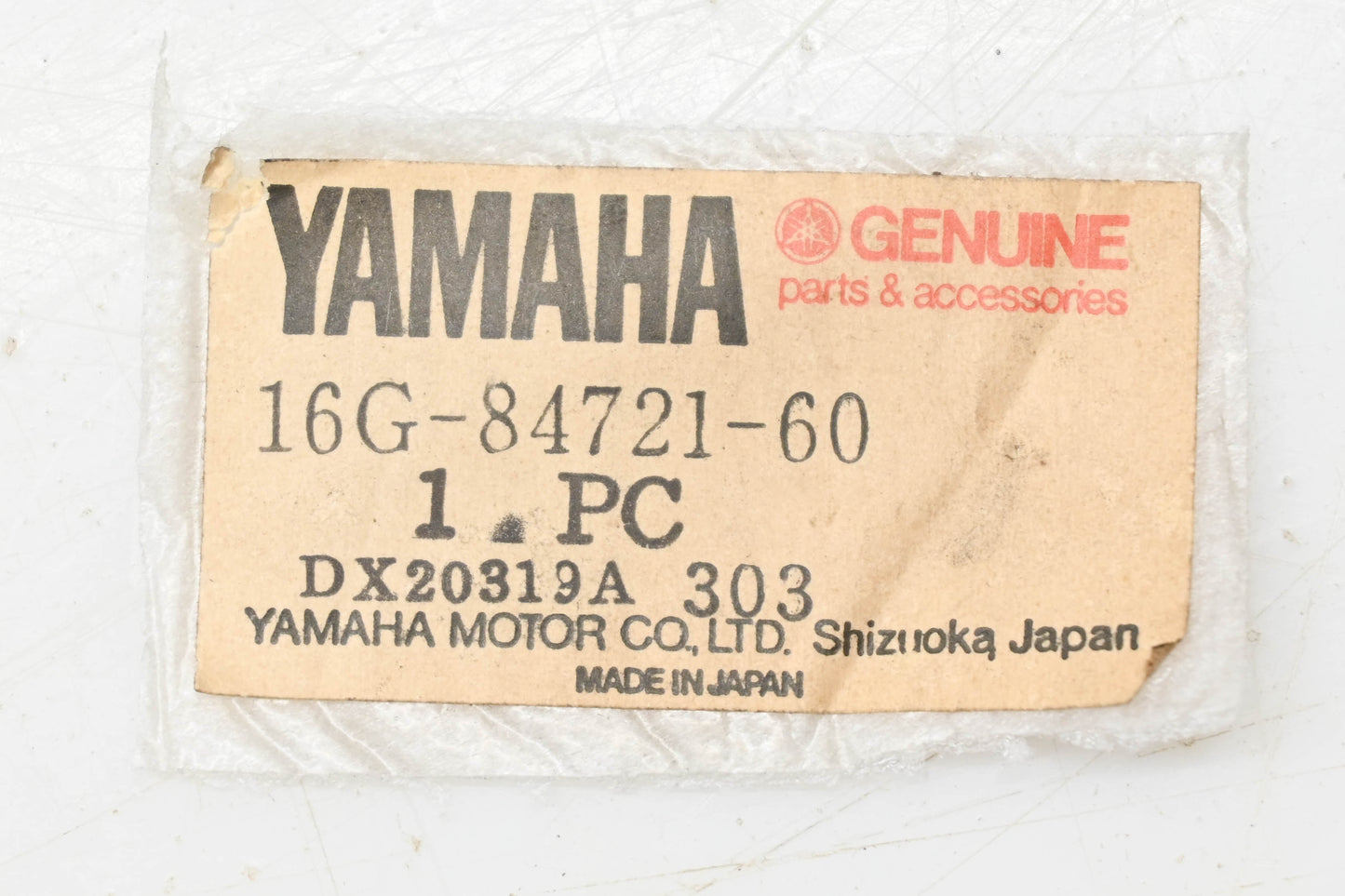 New OEM Yamaha 16G-84721-60-00 Tail Light lens NOS