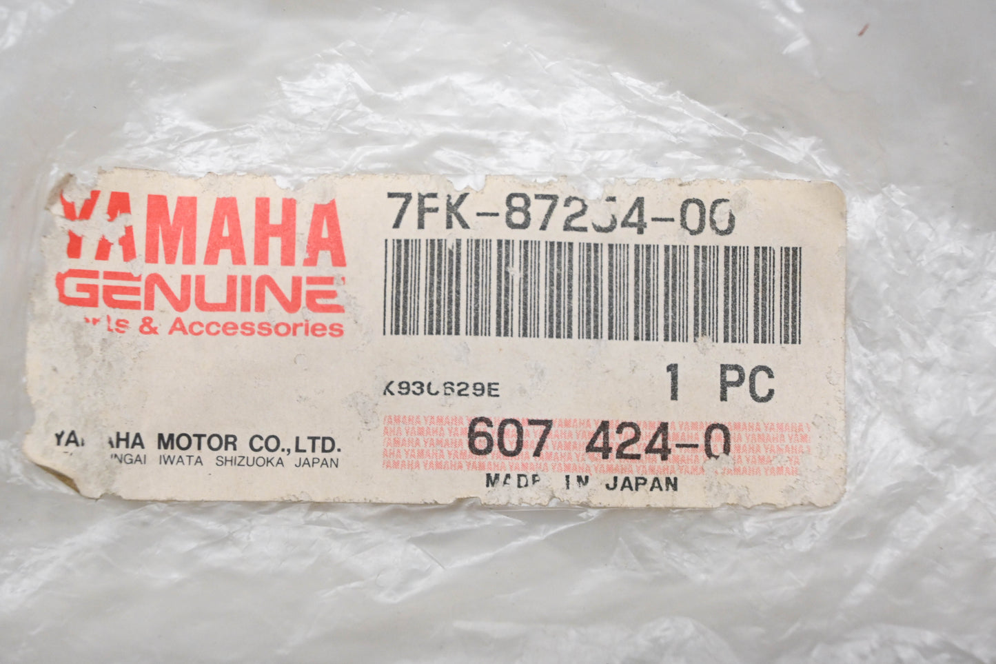 New OEM Yamaha 7FK-87254-00-00 Pilot Light Socket & Bulb NOS