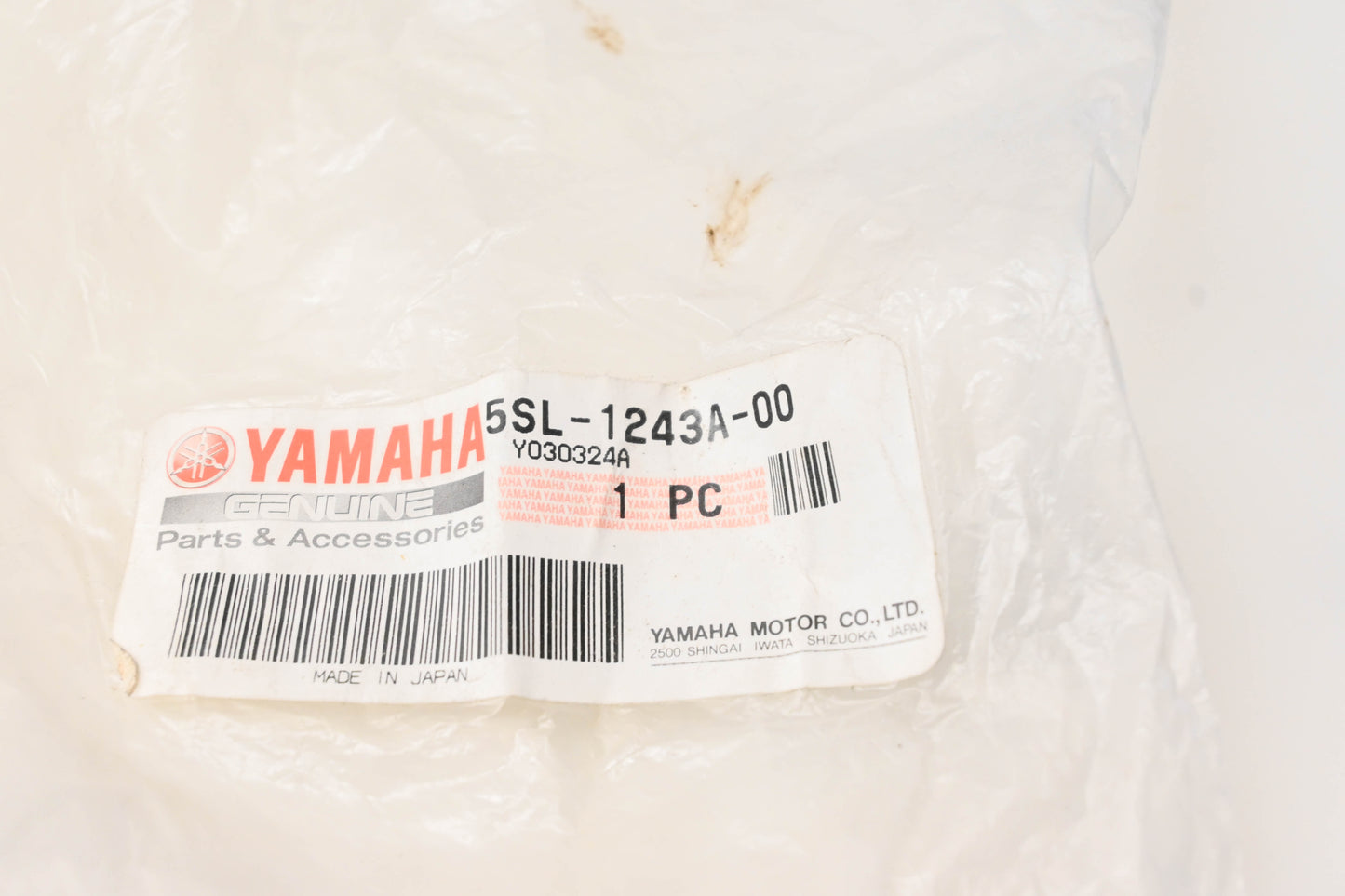 New OEM Yamaha 5SL-1243A-00-00 Hose NOS
