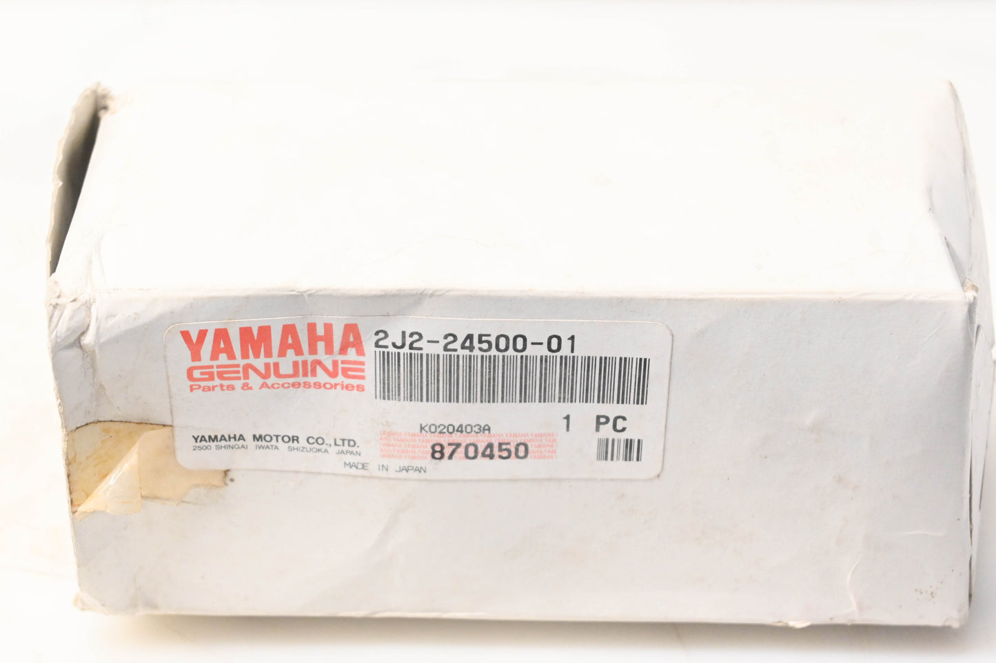 New OEM Yamaha 2J2-24500-01-00 Fuel Petcock Assembly NOS