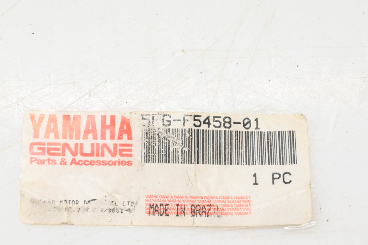 New OEM Yamaha 5FG-F5458-01-00 Rear Sprocket 58T NOS