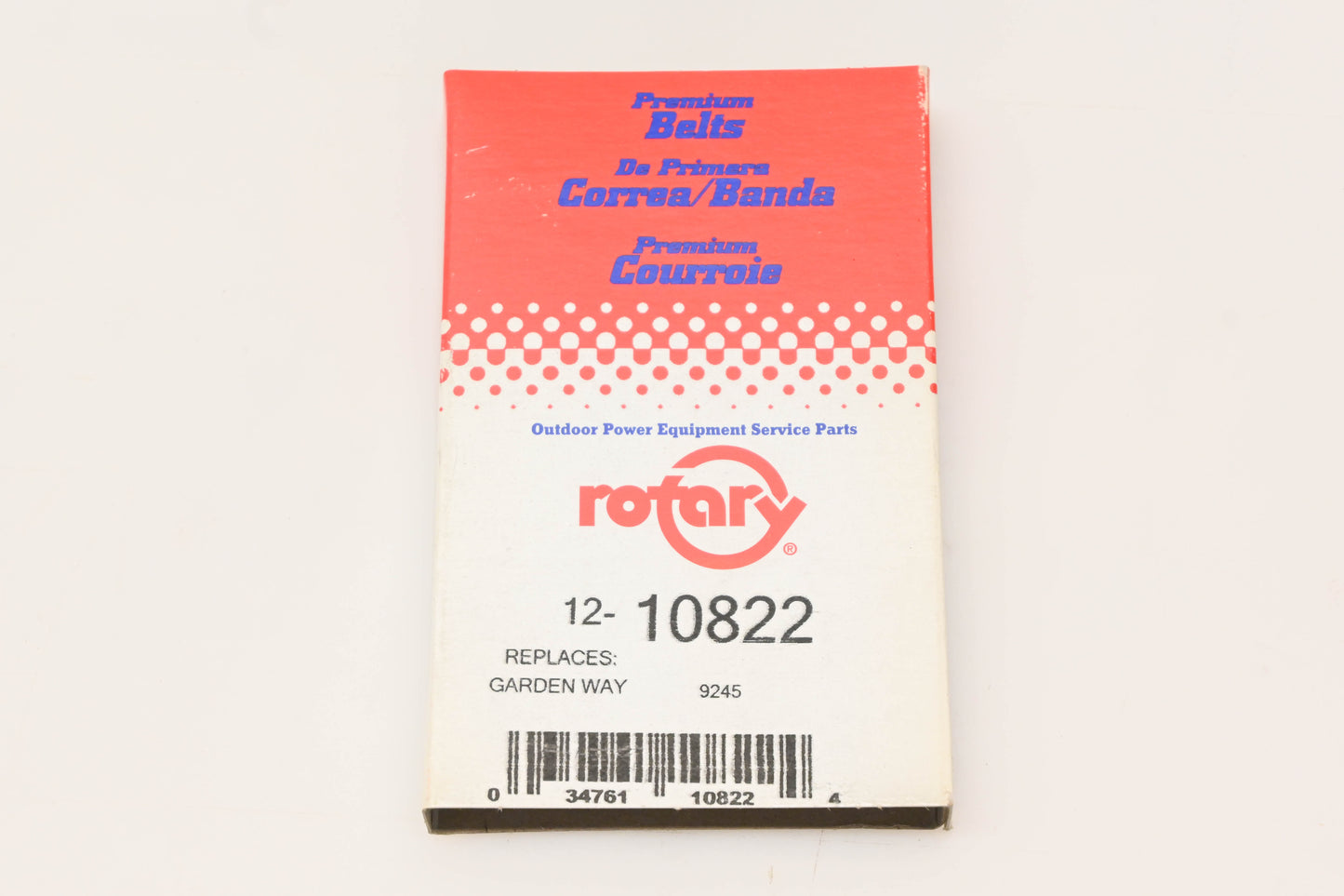 Rotary Corp 10822 Mower Drive Belt NOS