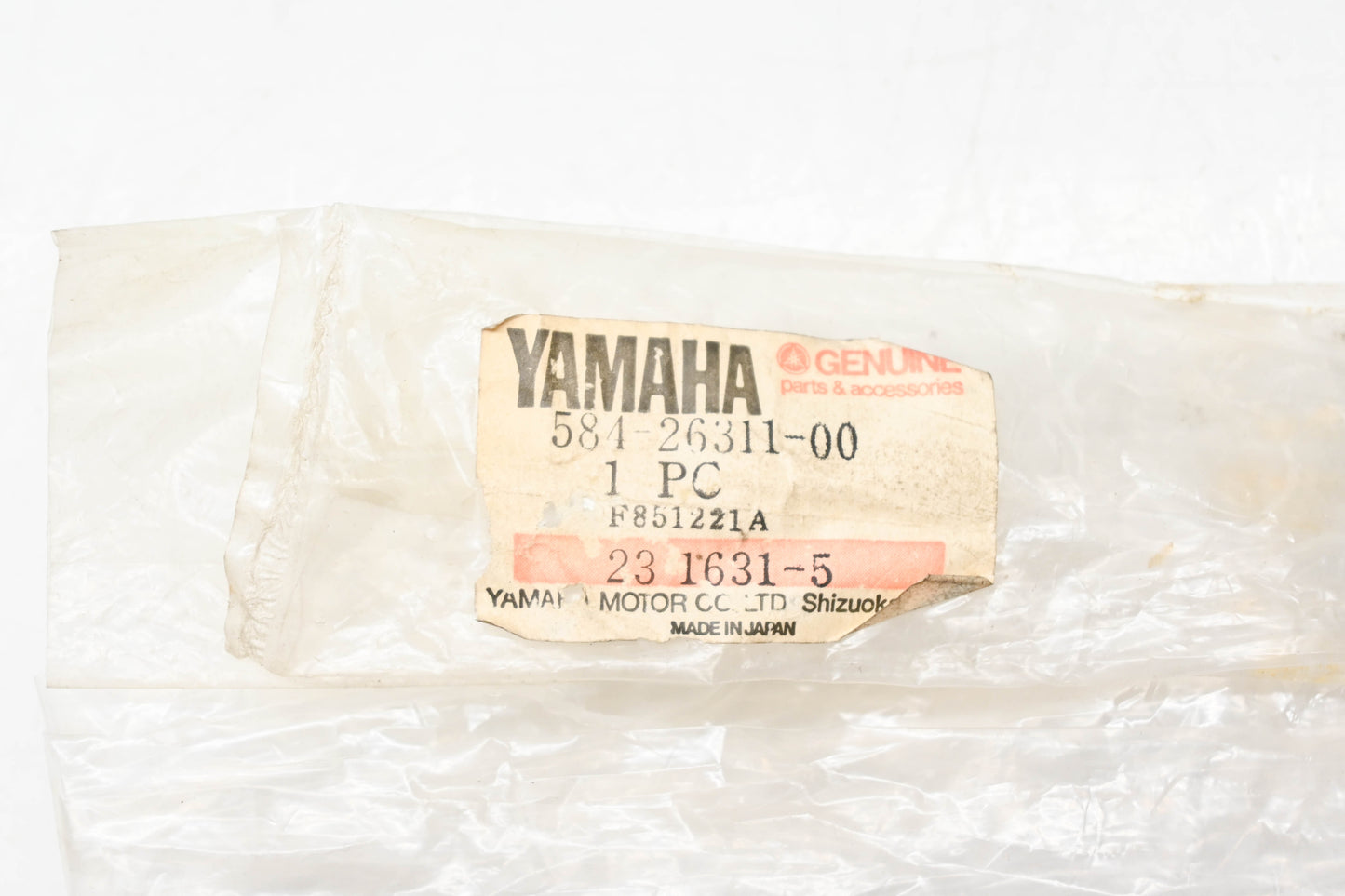 New OEM Yamaha 584-26311-00-00 Throttle Cable NOS