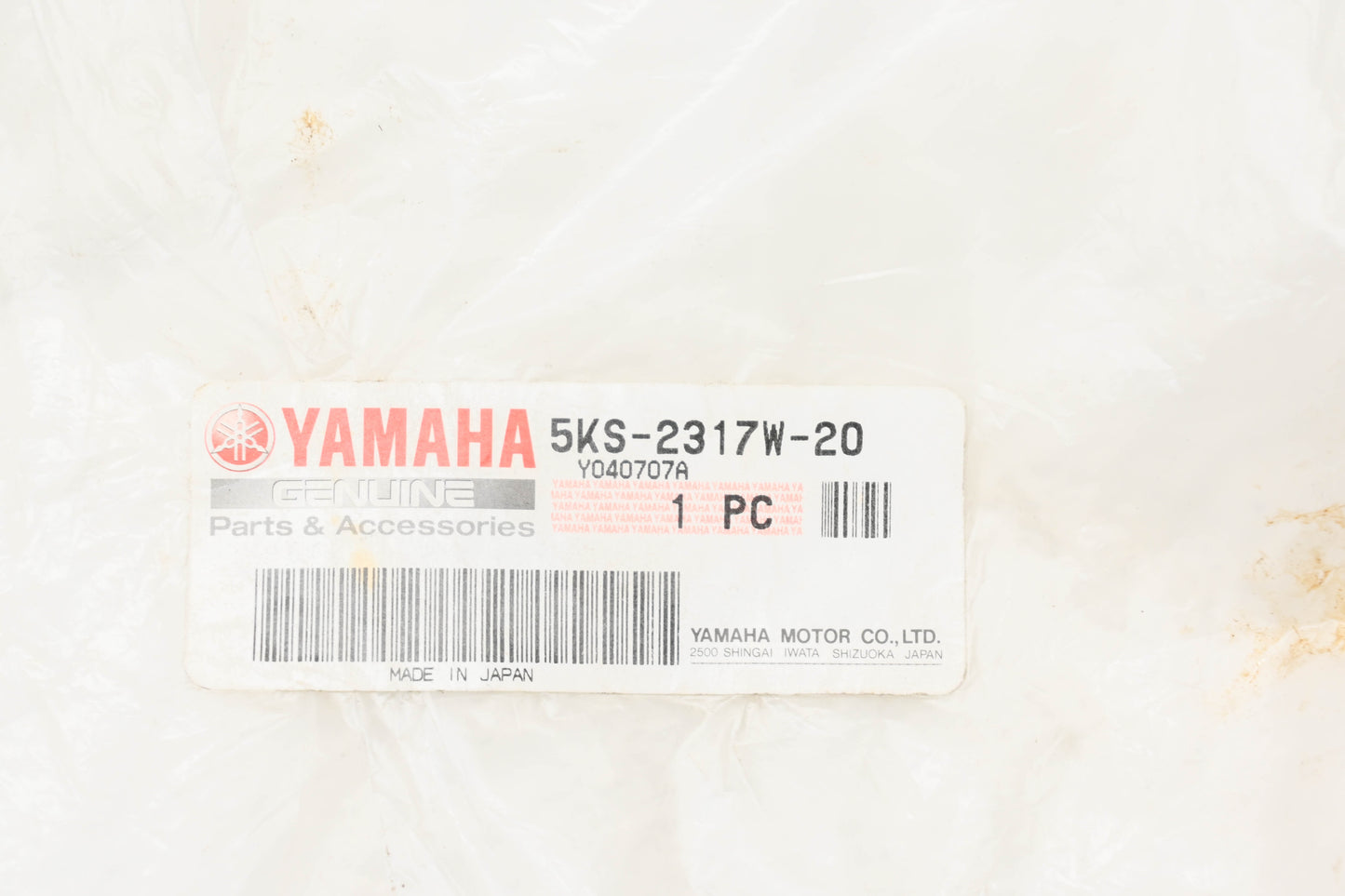 New OEM Yamaha 5KS-2317W-20-00 Turn Signal Stay Bracket Mount NOS
