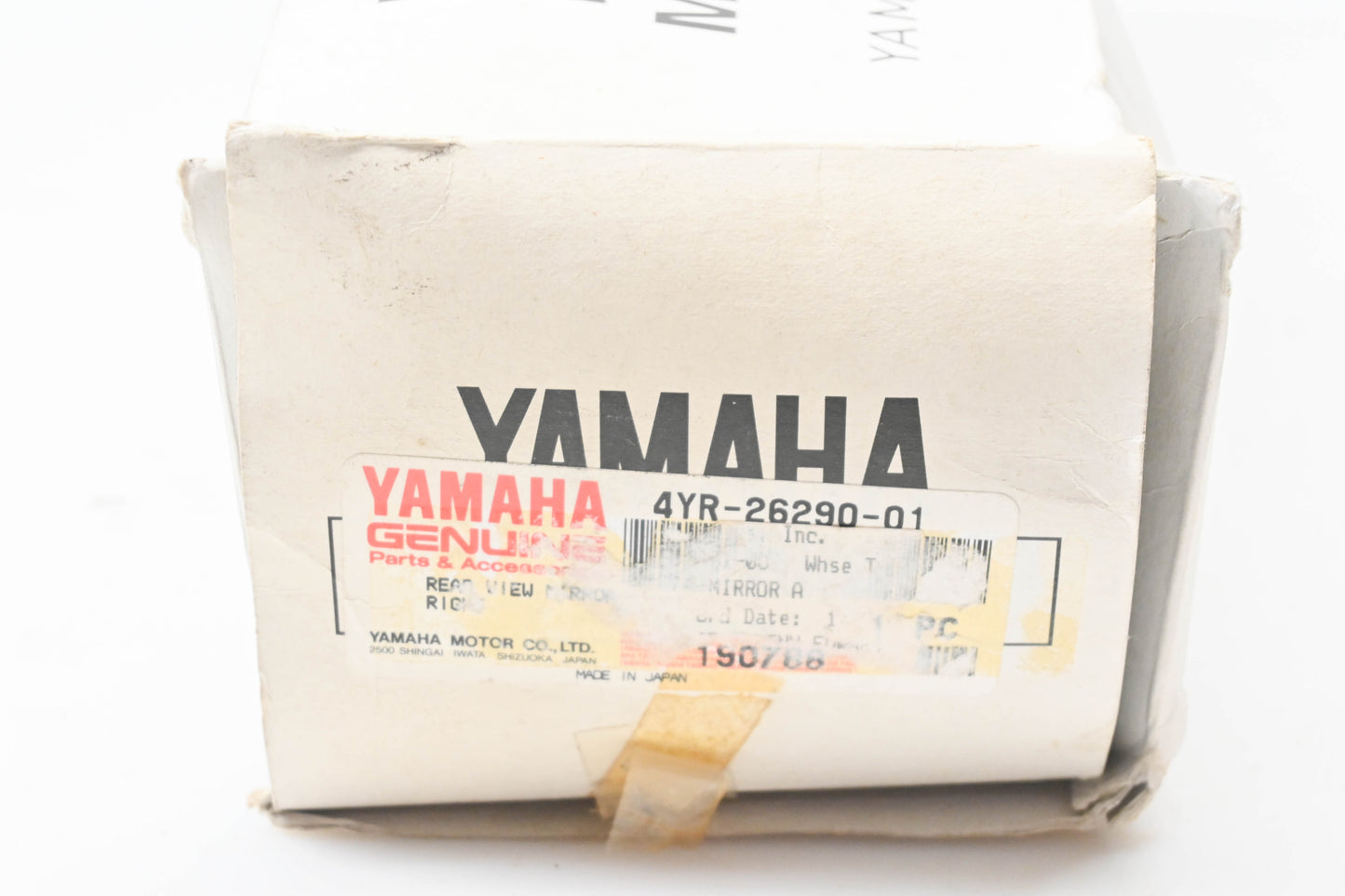New OEM Yamaha 4YR-26290-01-00 Right Mirror NOS