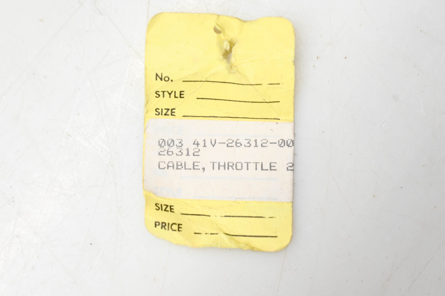 New OEM Yamaha 41V-26312-00-00 Throttle Cable NOS