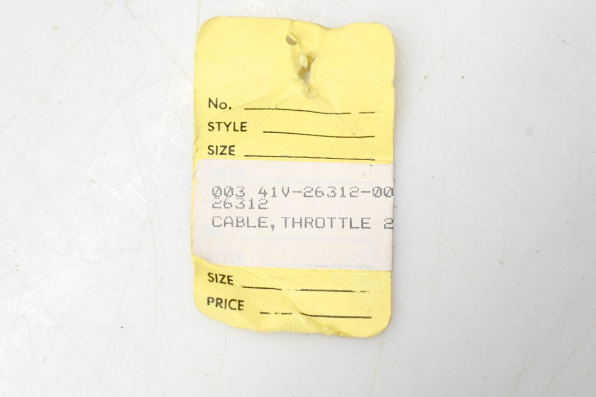New OEM Yamaha 41V-26312-00-00 Throttle Cable NOS