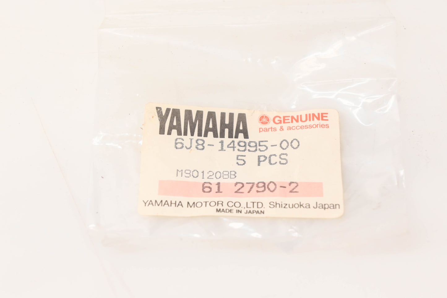 New OEM Yamaha 6J8-14995-00-00 Drain Screw Gaskets Qty 5 NOS