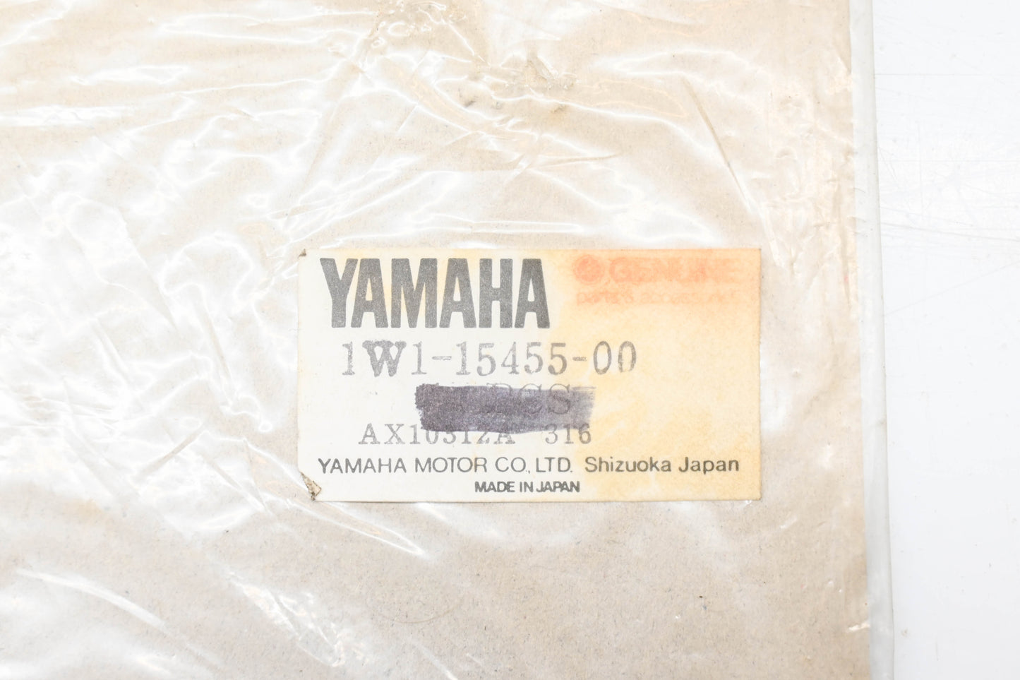 New OEM Yamaha 1W1-15455-00-00 Crankcase Cover Gasket NOS