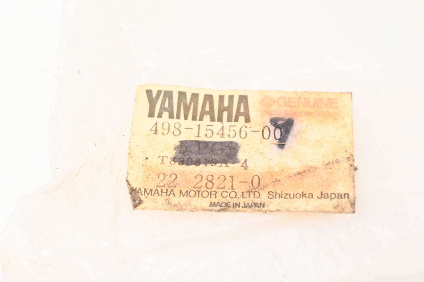 New OEM Yamaha 498-15456-00-00 Gasket NOS