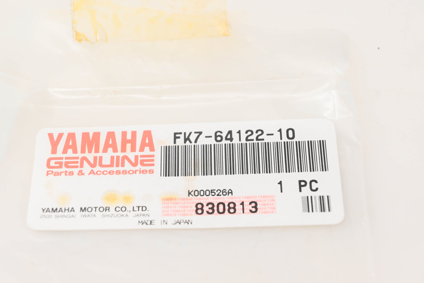 New OEM Yamaha FK7-64122-10-00 650 Decal NOS