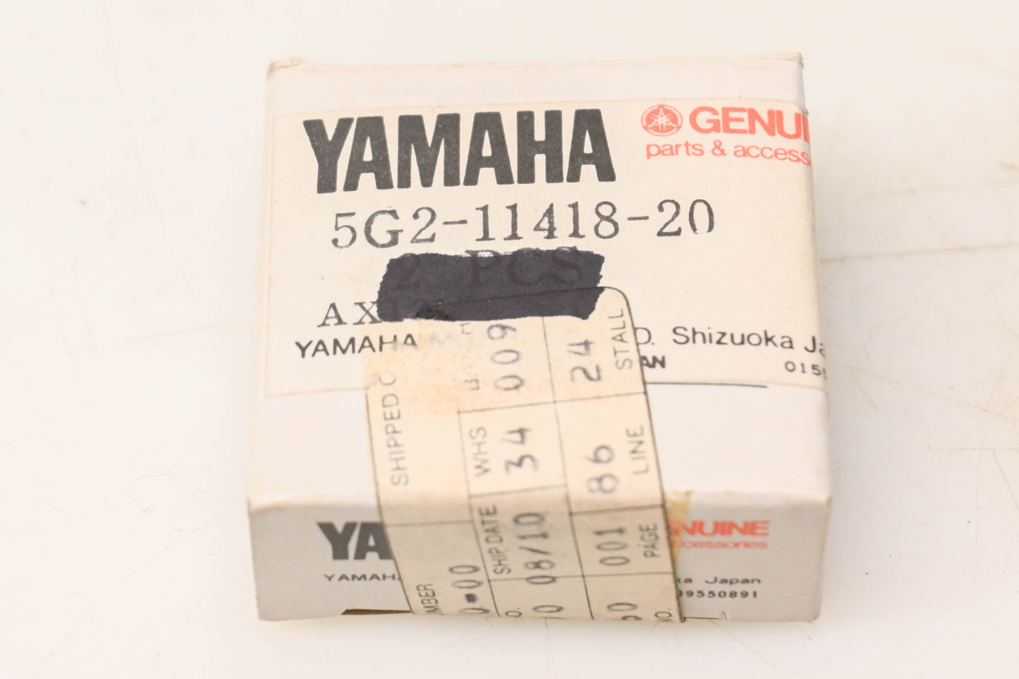 New OEM Yamaha 5G2-11418-20-00 Plane Bearing NOS
