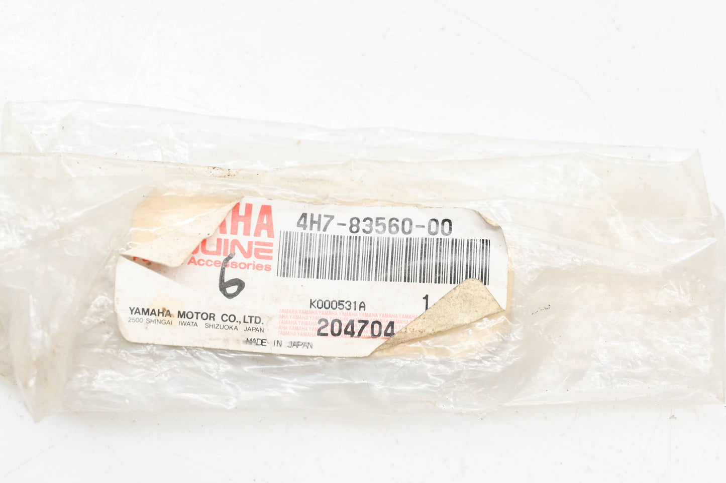 New OEM Yamaha 4H7-83560-00-00 Tachometer Cable NOS