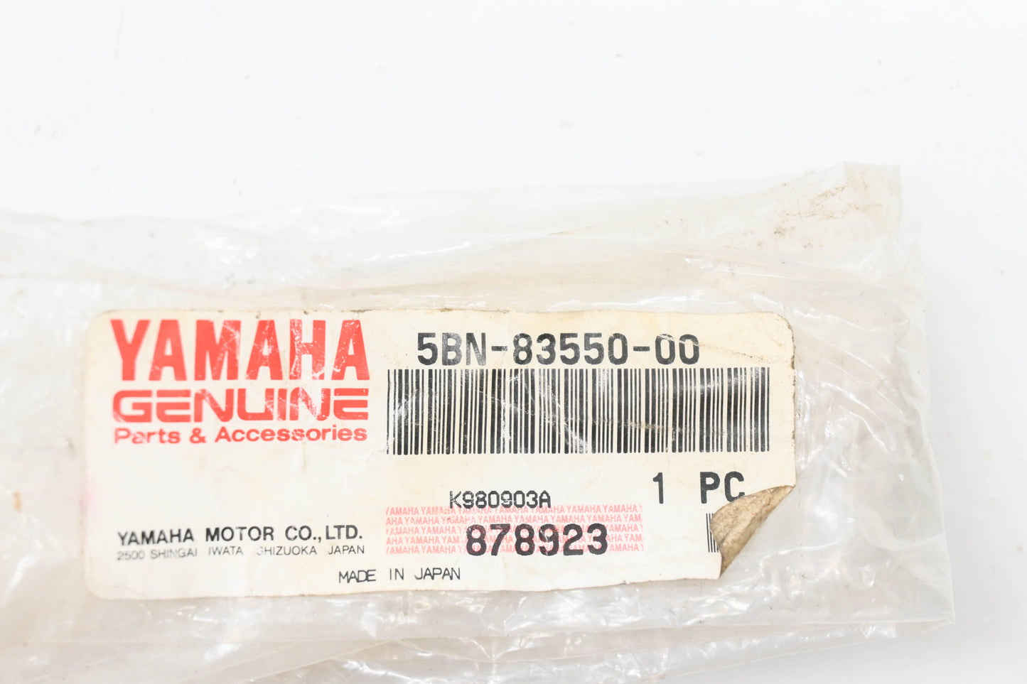 New OEM Yamaha 5BN-83550-00-00 Speedometer Cable NOS