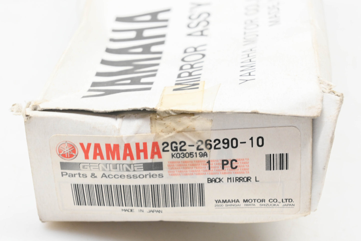 New OEM Yamaha 2G2-26290-10-00 Rear View Mirror Assembly NOS