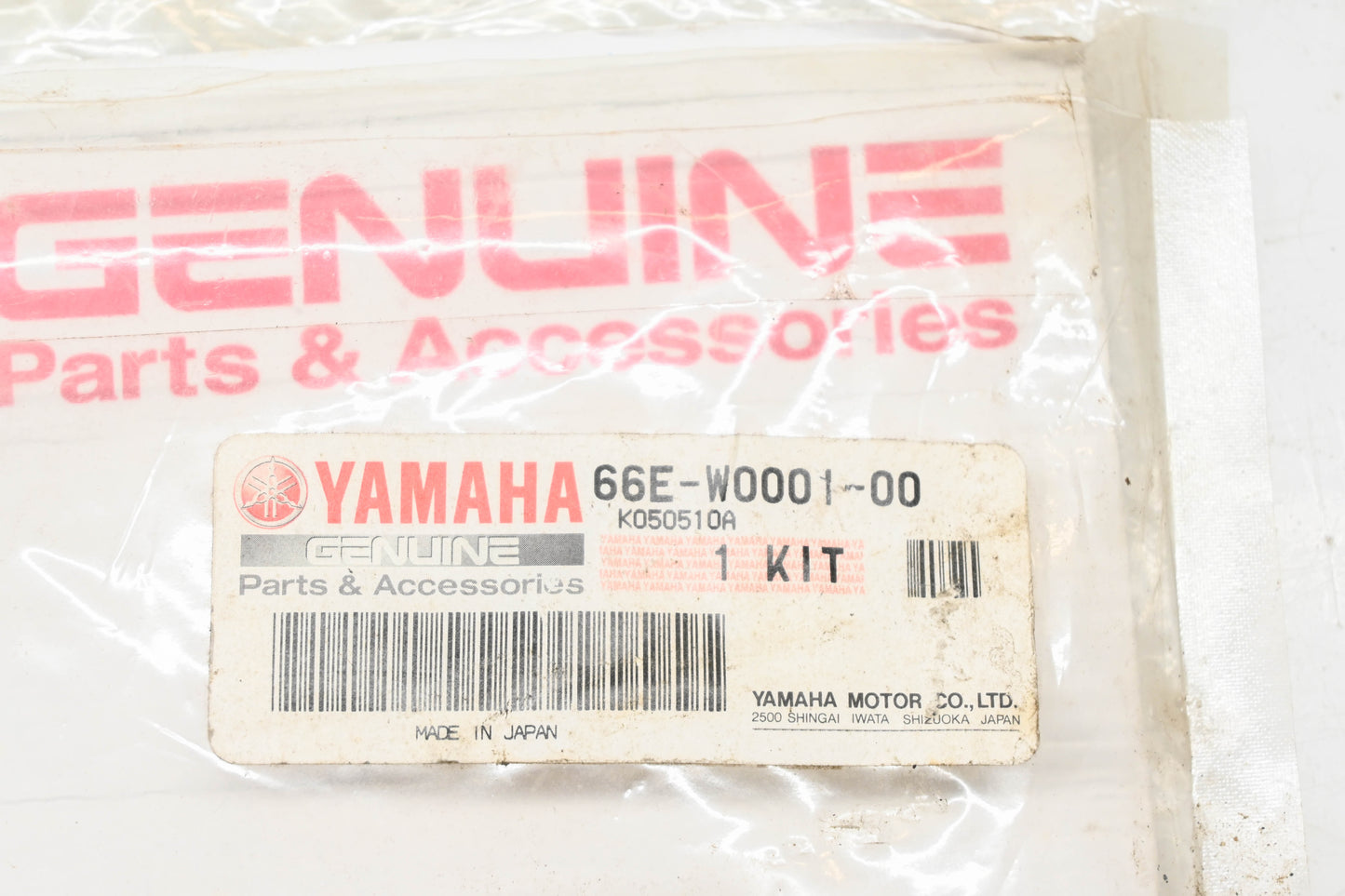 New OEM Yamaha 66E-W0001-00-00 Gasket Kit NOS
