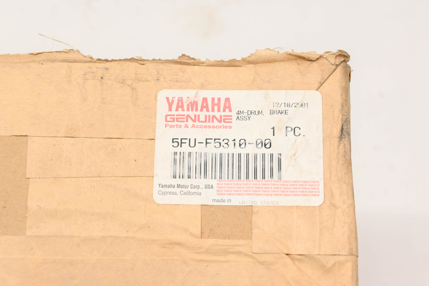 New OEM Yamaha 5FU-F5310-00-00 Brake Drum NOS