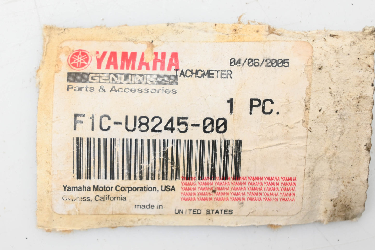 New OEM Yamaha F1C-U8245-00-00 Tachometer NOS
