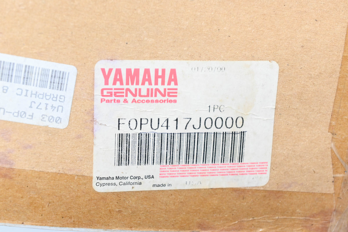 New OEM Yamaha F0P-U417J-00-00 XL800 Graphic Decal NOS