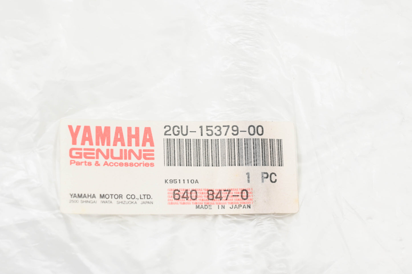 New OEM Yamaha 2GU-15379-00-00 Crankcase Seal NOS