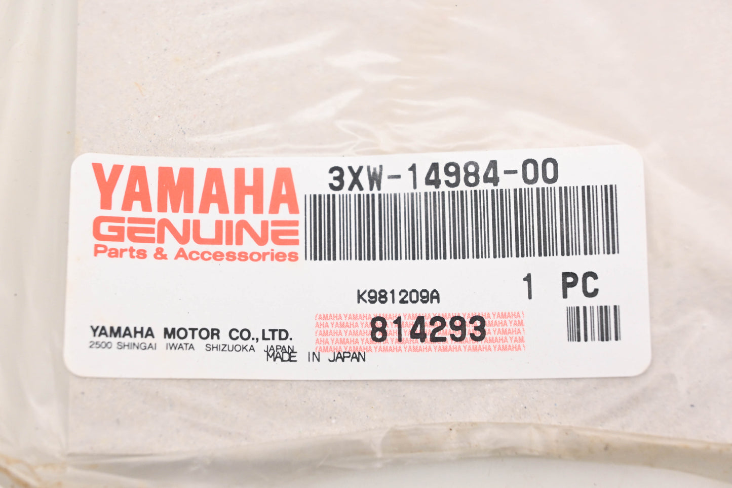 New OEM Yamaha 3XW-14984-00-00 Carburetor Float Chamber Gasket NOS