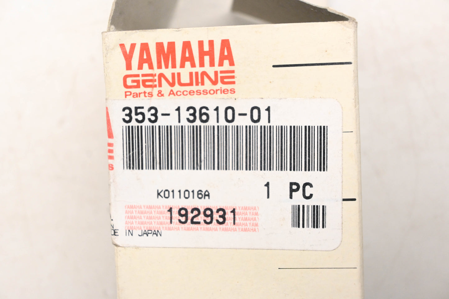New OEM Yamaha 353-13610-01-00 Reed Valve NOS