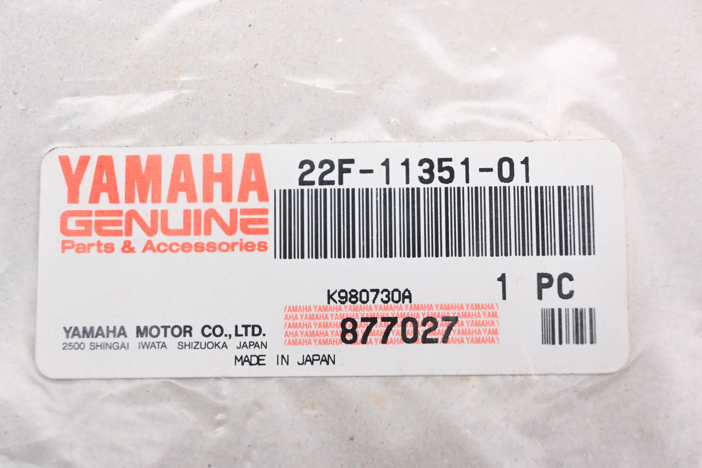 New OEM Yamaha 22F-11351-01-00 Cylinder Base Gasket NOS