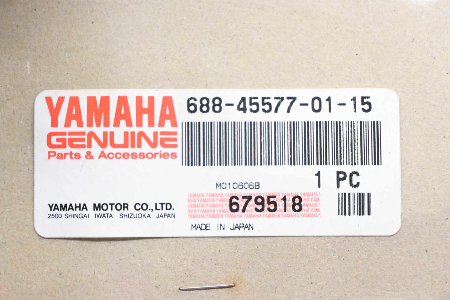 New OEM Yamaha 688-45577-01-15 Shim 0.15 NOS