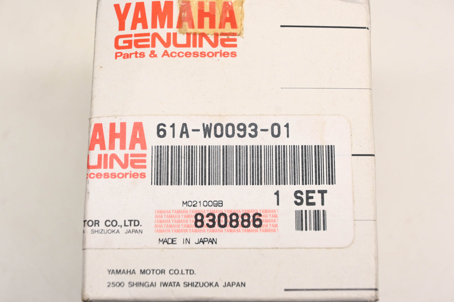 New OEM Yamaha 61A-W0093-01-00 Carburetor Repair Kit NOS