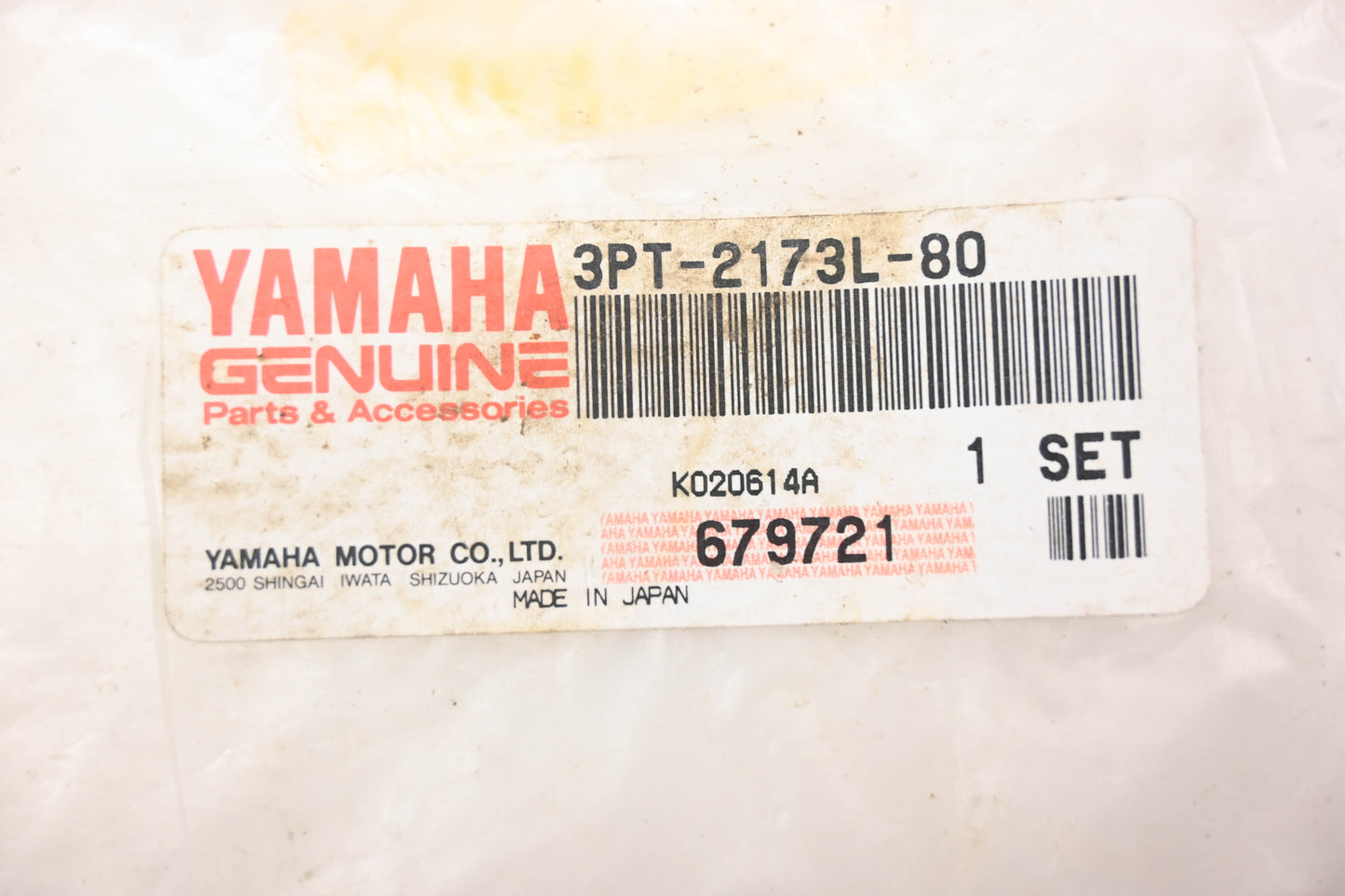 New OEM Yamaha 3PT-2173L-80-00 Graphic Set NOS