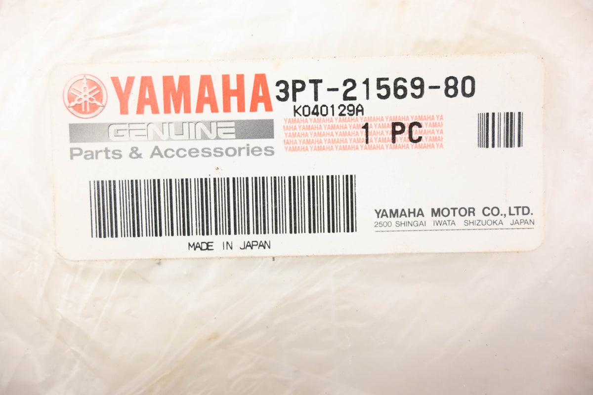 New OEM Yamaha 3PT-21569-80-00 White Fender Decal NOS