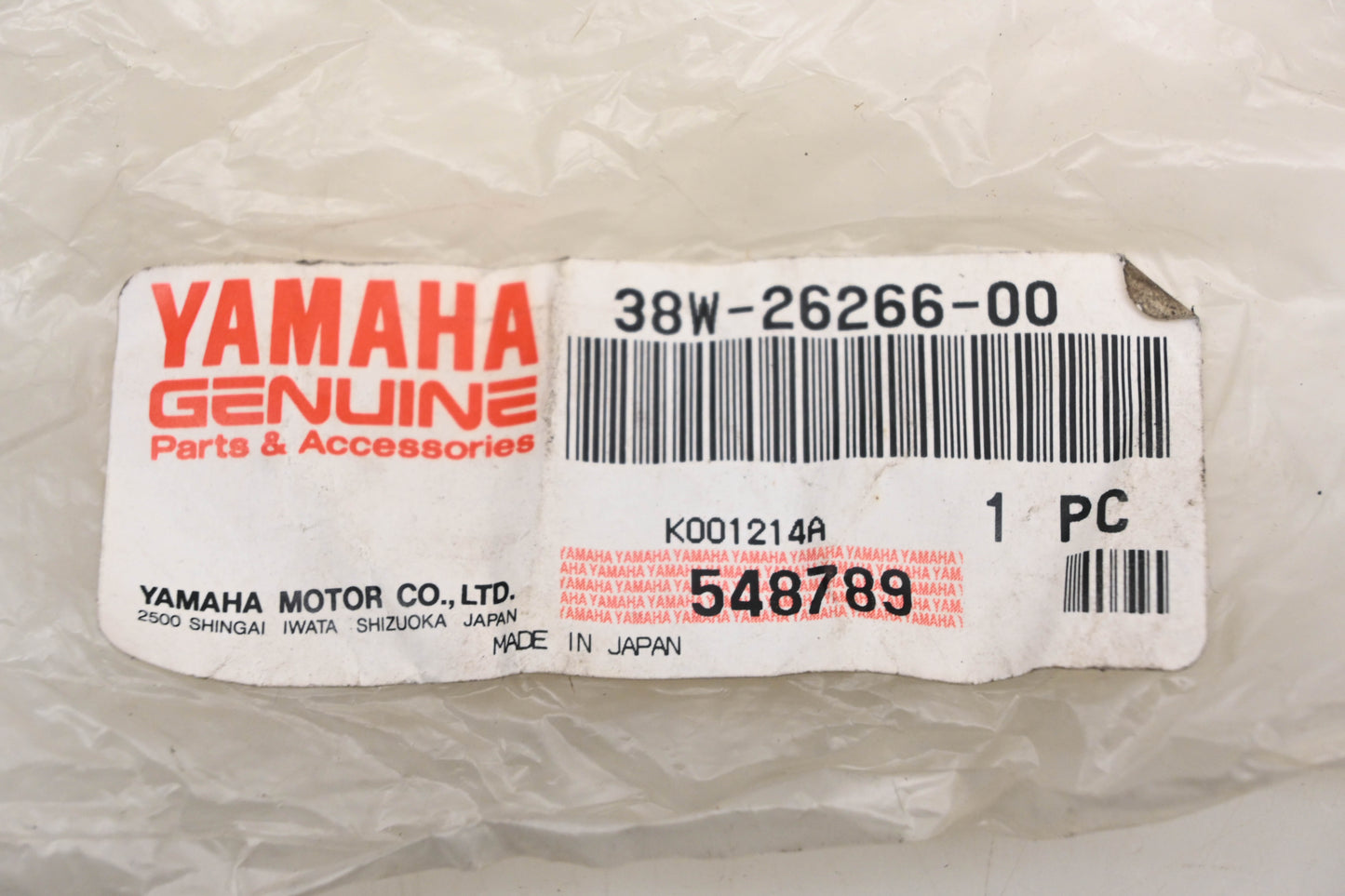 New OEM Yamaha 38W-26266-00-00 Cylinder Boot NOS