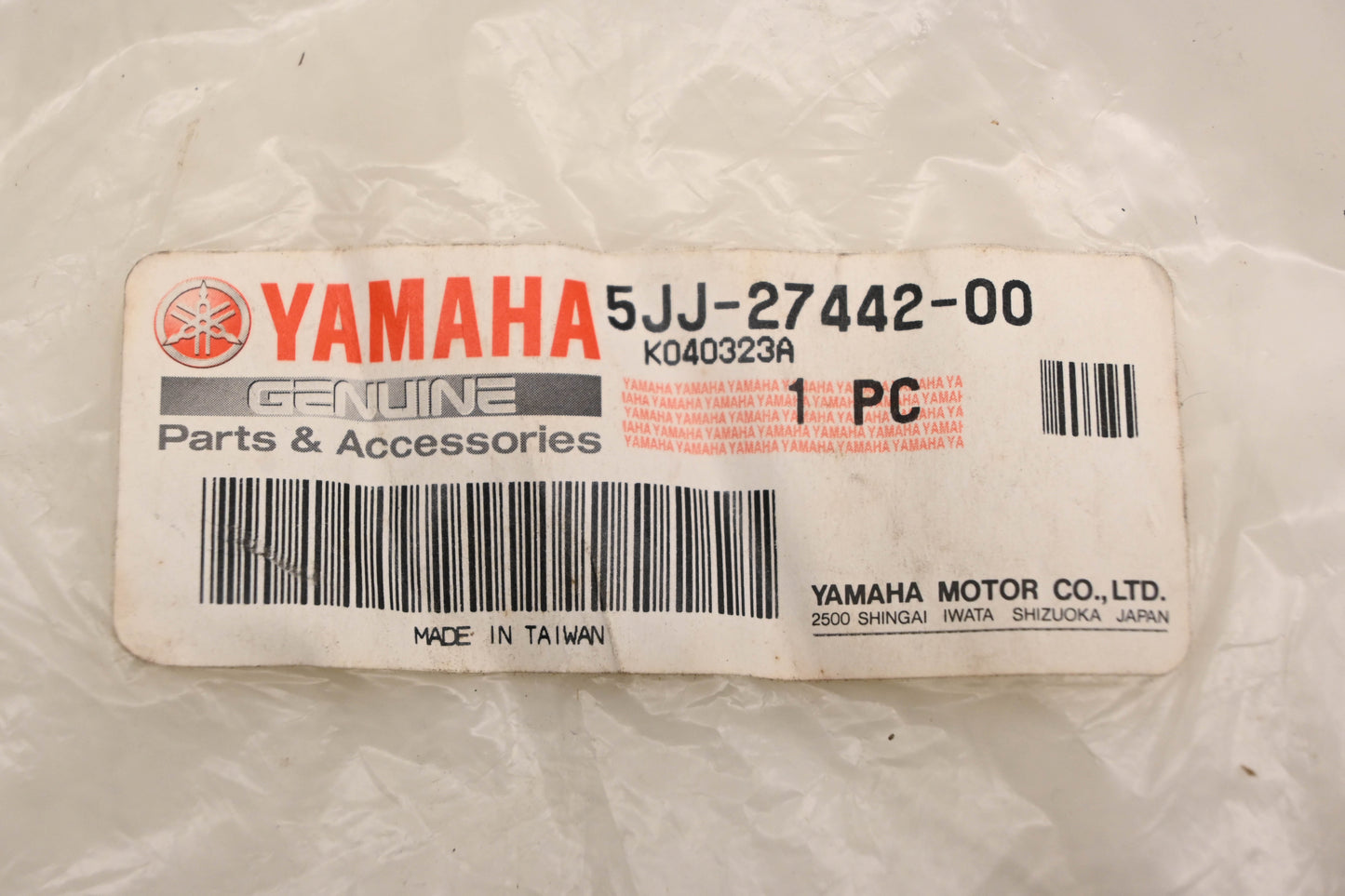 New OEM Yamaha 5JJ-27442-00-00 Chrome Left Front Footrest Bracket NOS