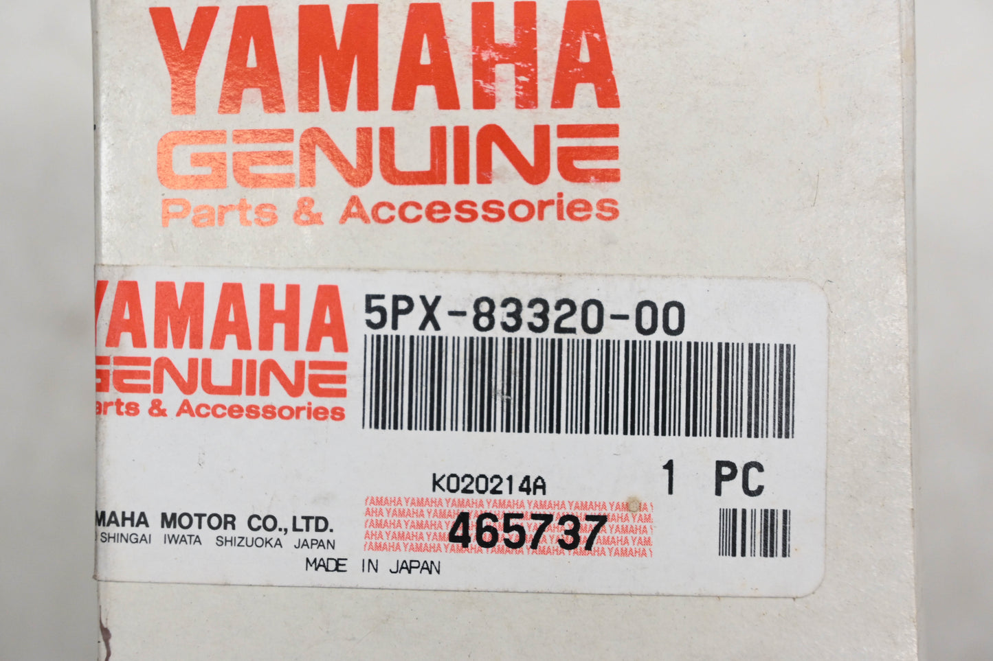 New OEM Yamaha 5PX-83320-00-00 Amber Turn Signal Assembly NOS