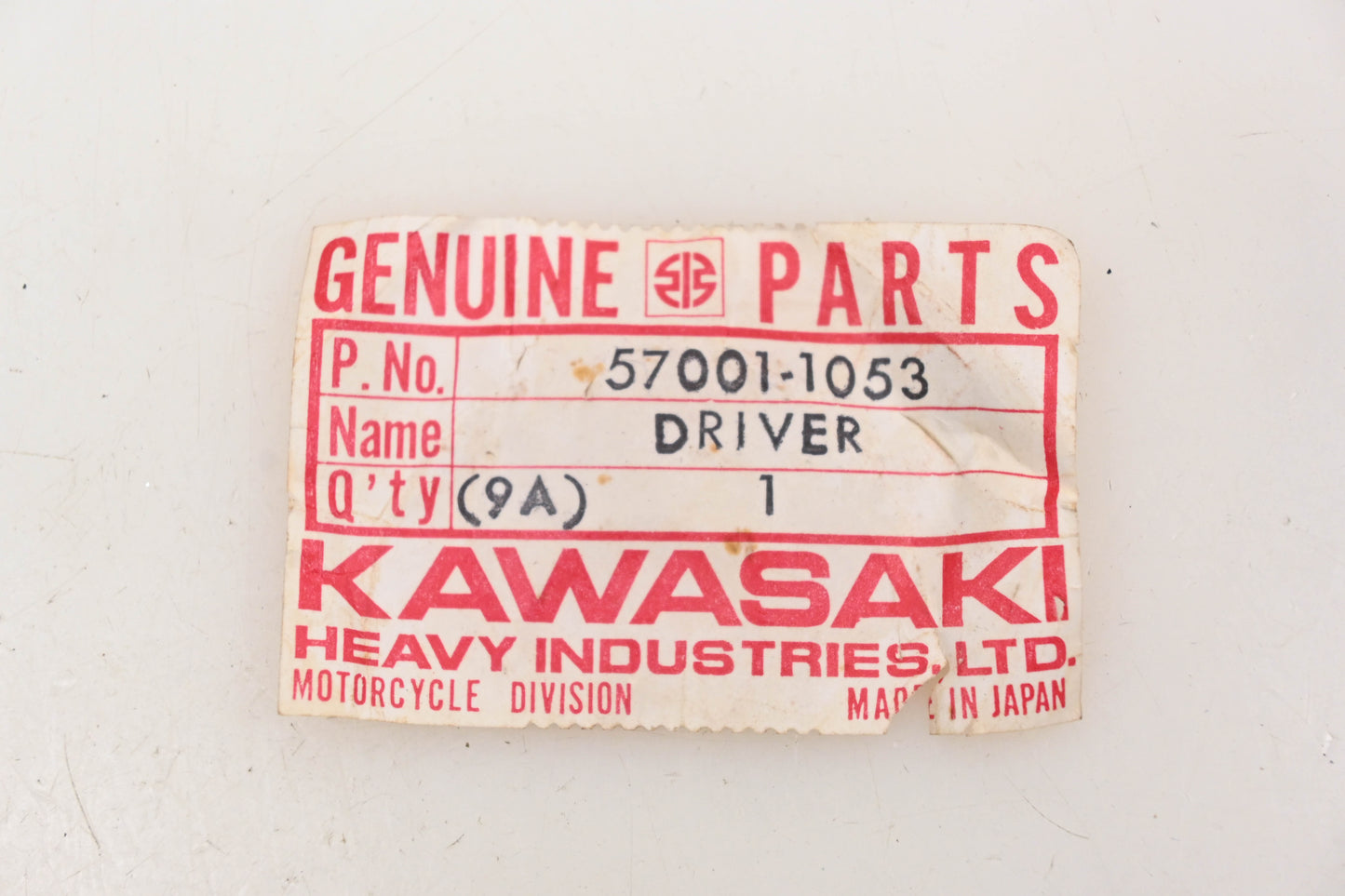 New OEM Kawasaki 57001-1053 Special Tool Stem Bearing Driver NOS