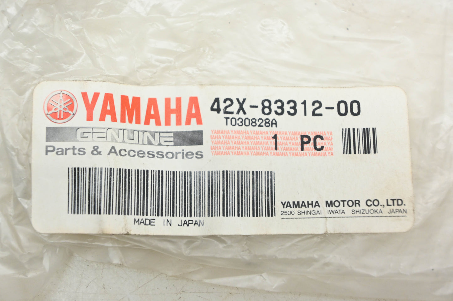 New OEM Yamaha 42X-83312-00-00 Amber 3" Flasher Lens NOS