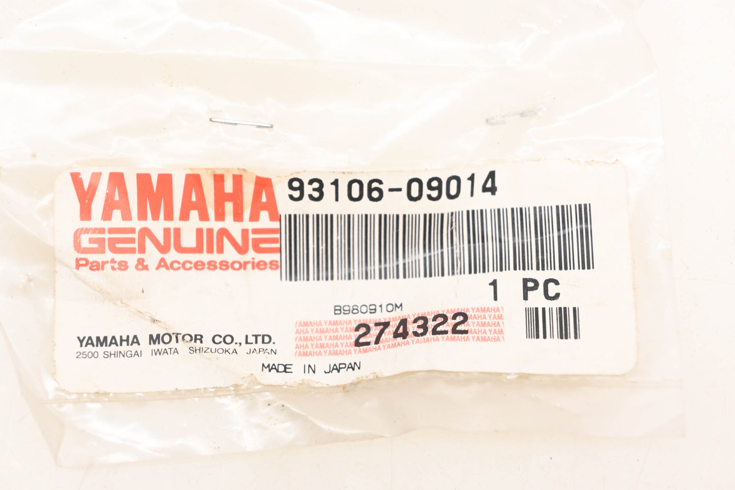 New OEM Yamaha 93106-09014-00 Oil Seal NOS