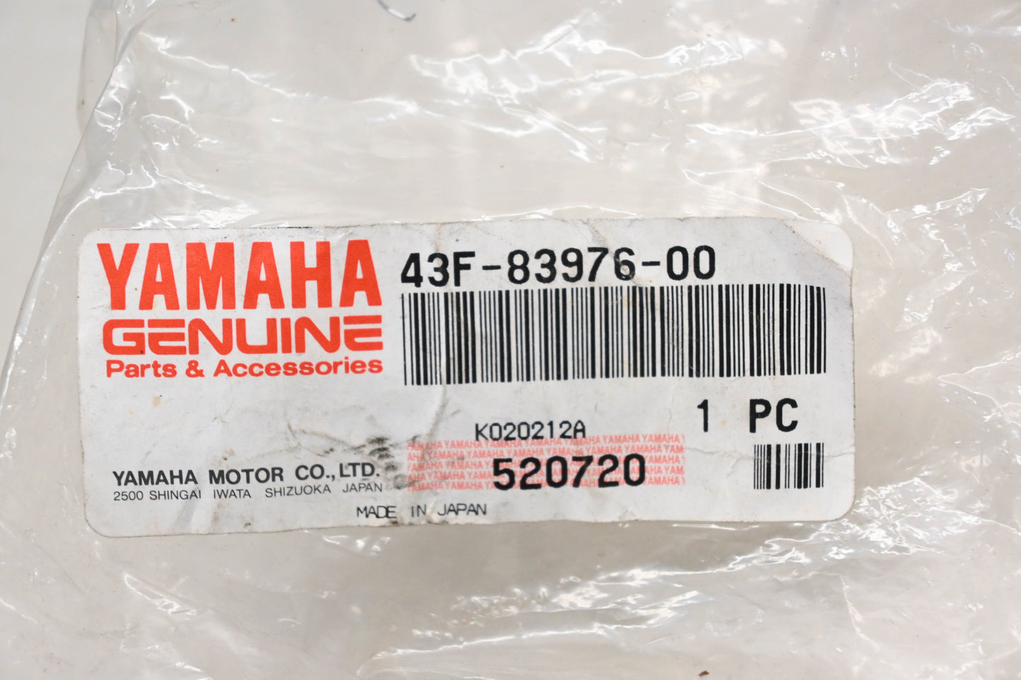 New OEM Yamaha 43F-83976-00-00 Engine Stop Switch NOS