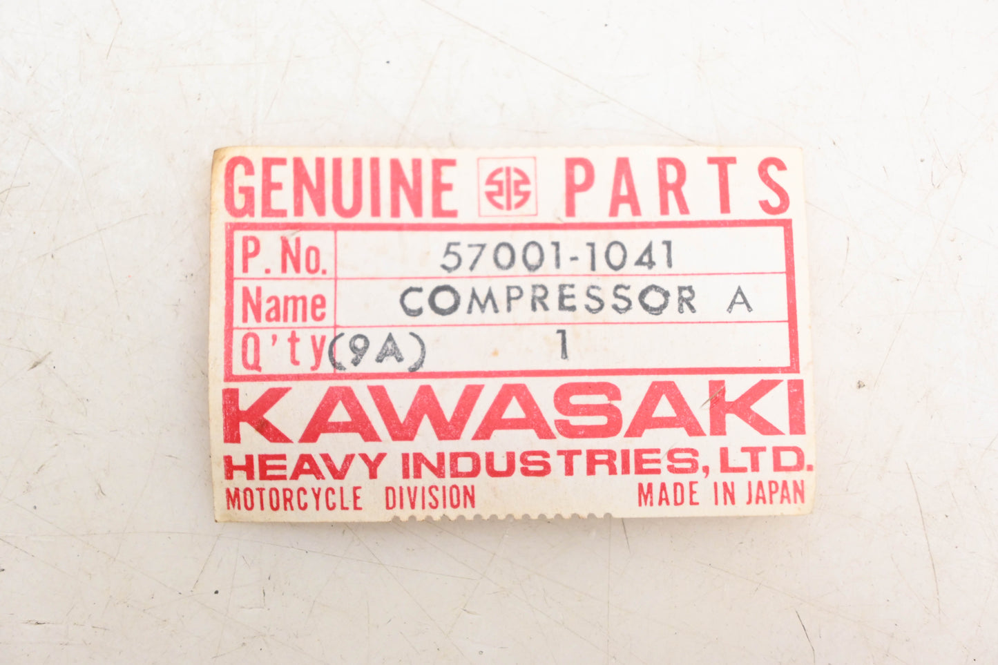 New OEM Kawasaki 57001-1041 Cam Compressor Special Tool NOS