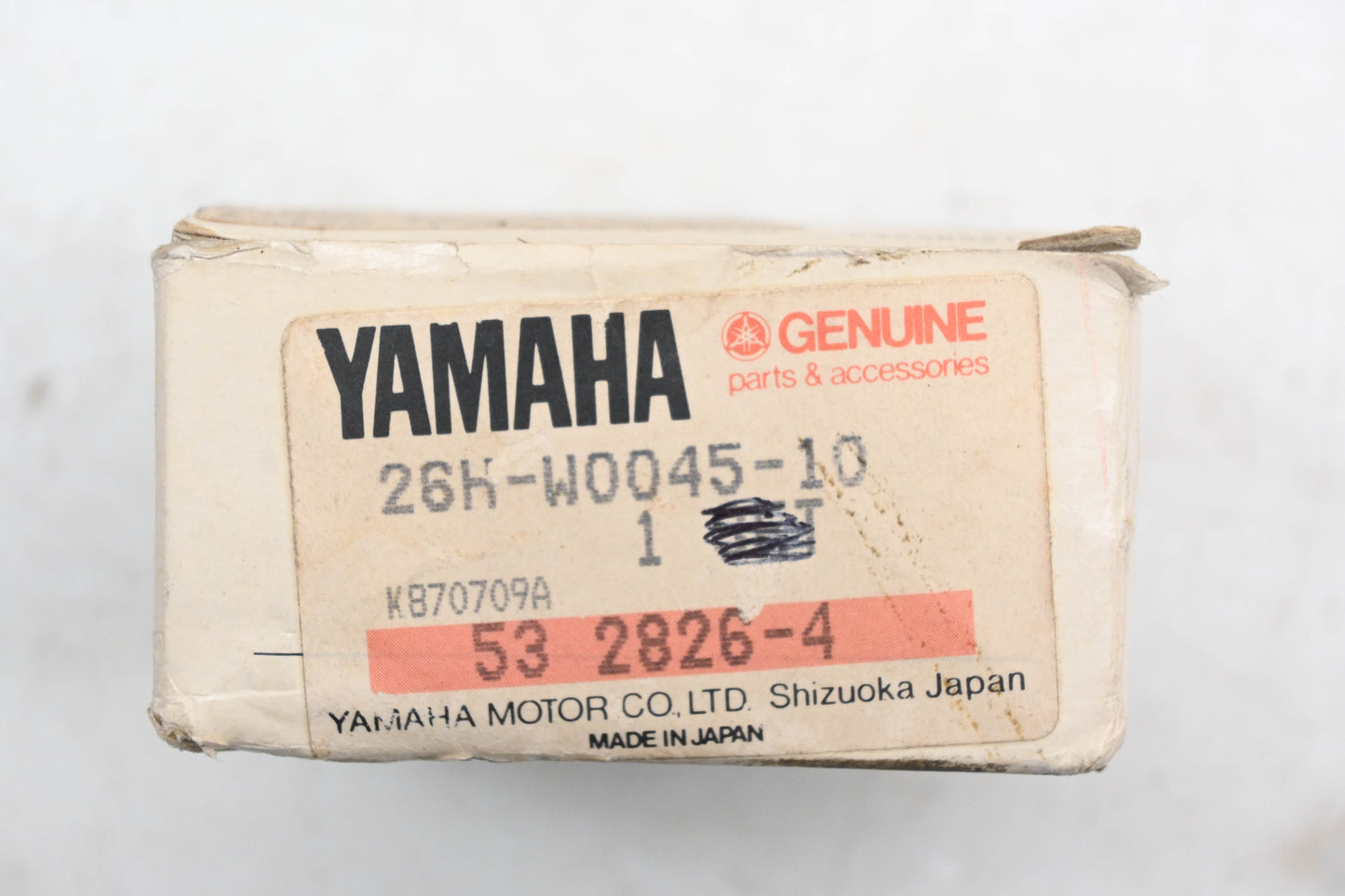 New OEM Yamaha 26H-W0045-10-00 Brake Pad Kit NOS