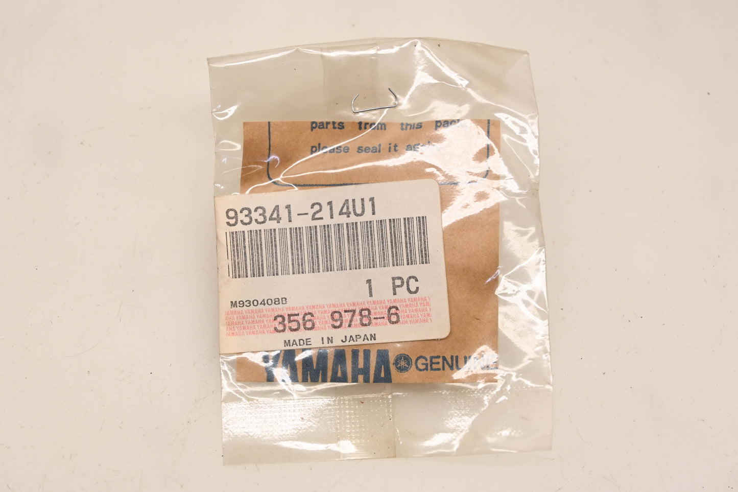 New OEM Yamaha 93341-214U1-00 Thrust Bearing & Washer Kit NOS