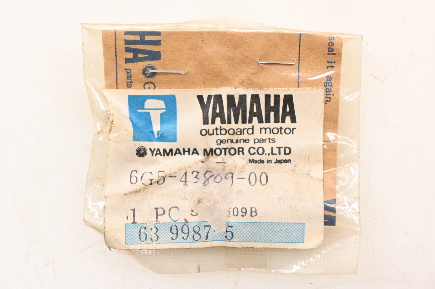 New OEM Yamaha 6G5-43809-00-00 Power Trim Tilt Seat Valve NOS