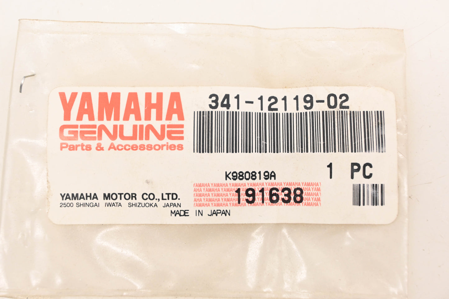 New OEM Yamaha 341-12119-02-00 Valve Stem Seal NOS