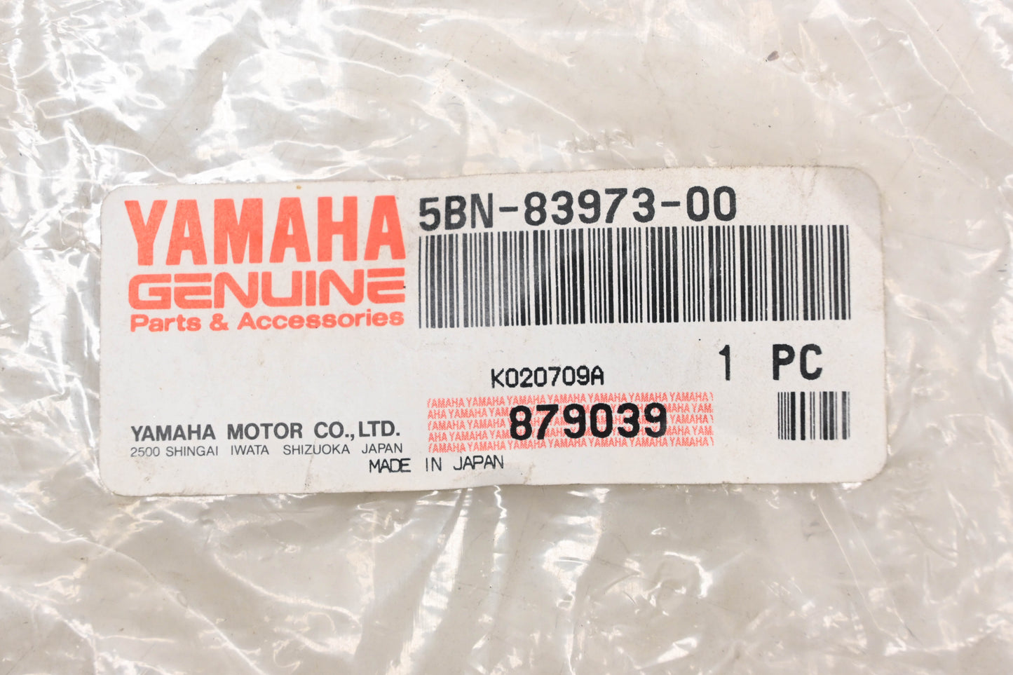 New OEM Yamaha 5BN-83973-00-00 Lefthand Headlight Turn Horn Control Switch NOS